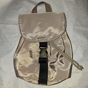 Kedzie Beige Nylon Backpack (C)